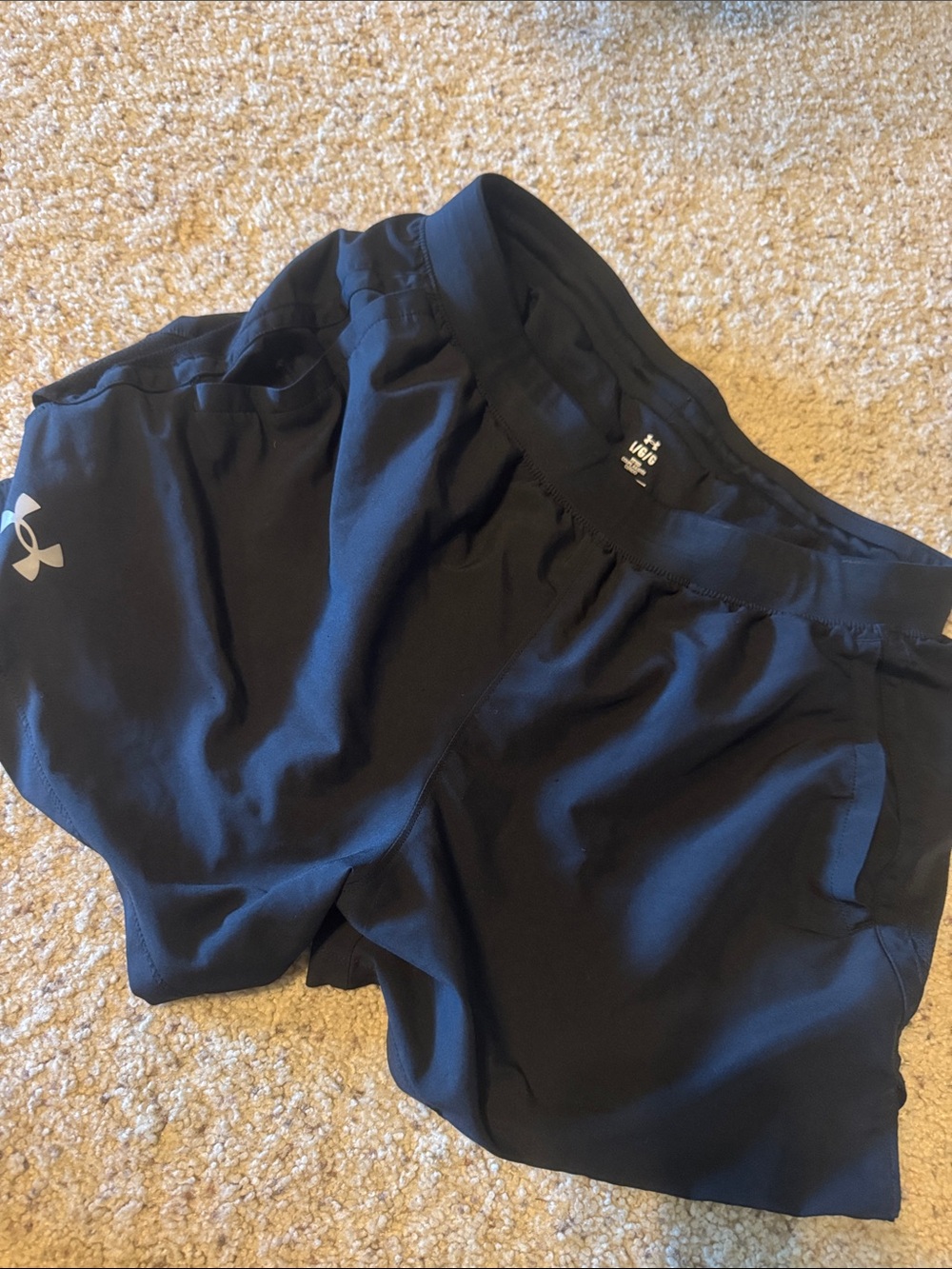 Under Armour Black Performance Running Shorts